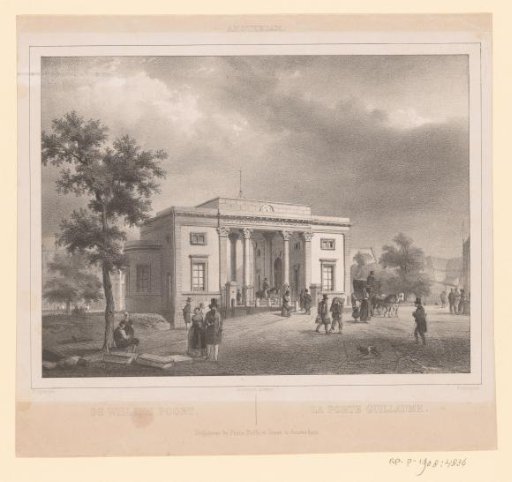 View of the Willemspoort in Amsterdam
