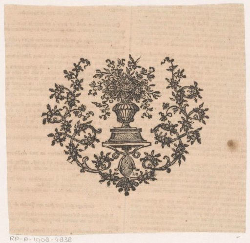 Floral vignette
