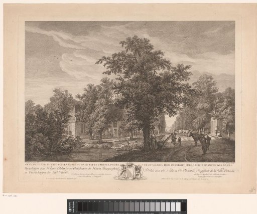 View of the Wittevrouwenpoort near Utrecht