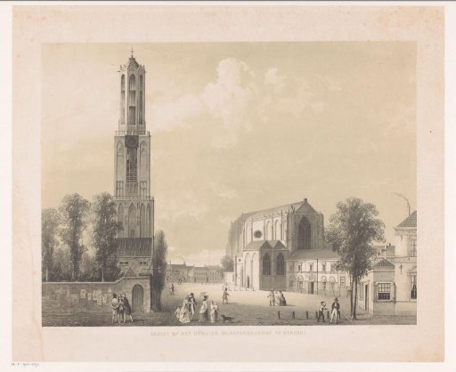 View of the Dom Square in Utrecht