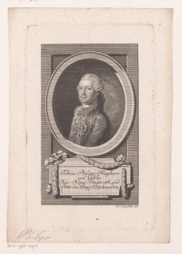 Portrait of Tobias Philipp von Gebler