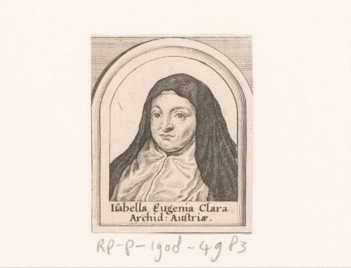 Portrait of Isabella Clara Eugenia, Infanta of Spain