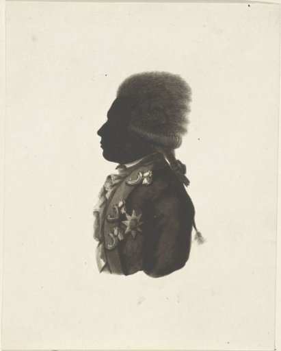 Silhouette Portrait of Frederick, Prince of Orange-Nassau