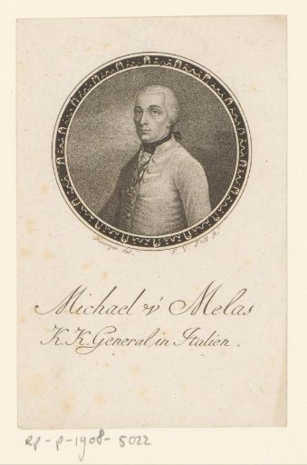 Portrait of Michael von Melas