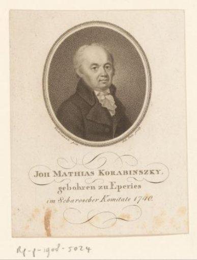 Portrait of Johann Matthias Korabinszky