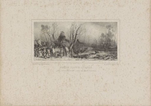 Camp of the French army, 1832