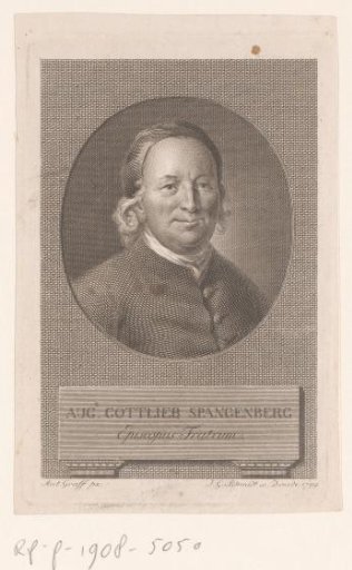 Portrait of August Gottlieb Spangenberg