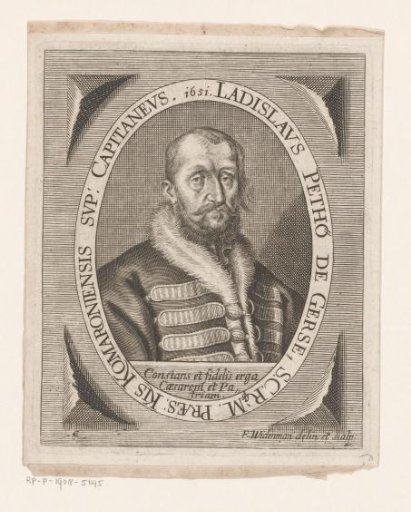 Portrait of László Pethő de Gerse