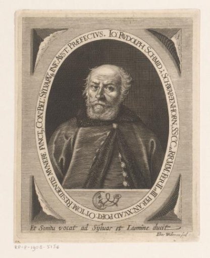 Portrait of Johann Rudolf Schmid von Schwarzenhorn
