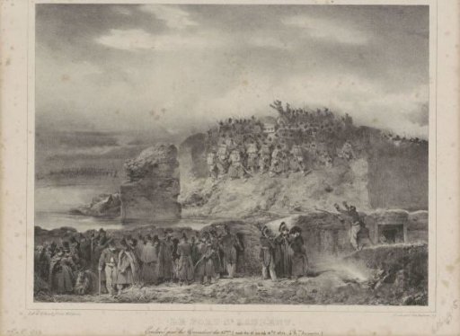 Conquest of the lunette of Saint-Laurent, 1832