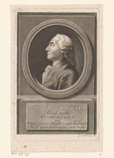 Portrait of Hans Caspar Hirzel