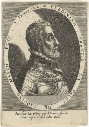 Portrait of Fernando Francesco d'Avalos, Marquis of Pescara
