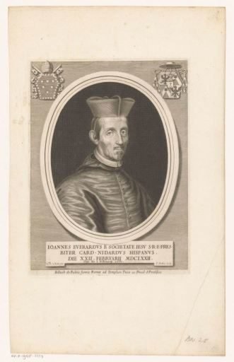 Portrait of Cardinal Johann Eberhard Nithard