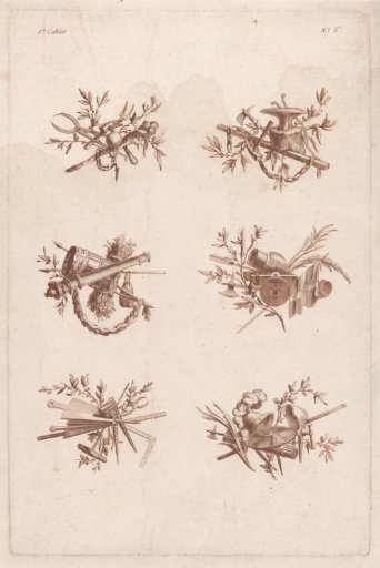 Trophies with attributes belonging to smithing