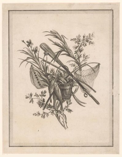Trophy with fishing attributes