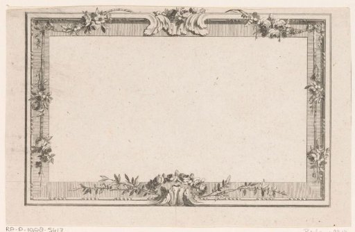 Frame with flowers
