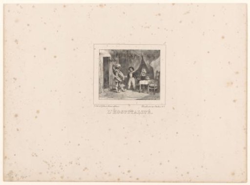 Two children receiving Pulcinella