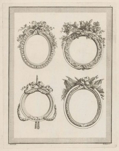 Medallions with grapevines and flags