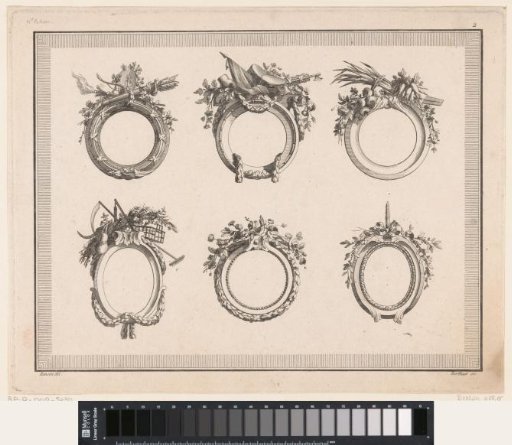Medallions with coats of arms and agricultural attributes
