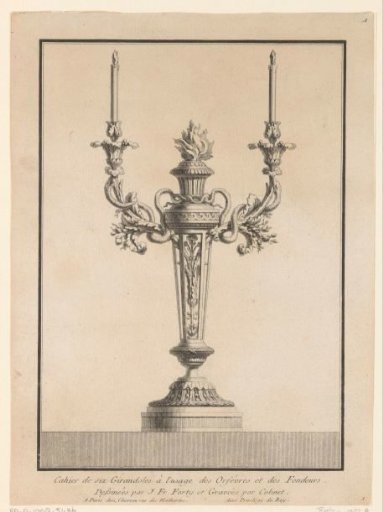 Girandole with snakes