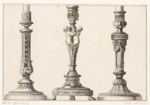 Candelabra with half-figures