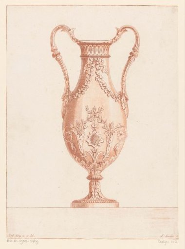 Vase with floral motifs