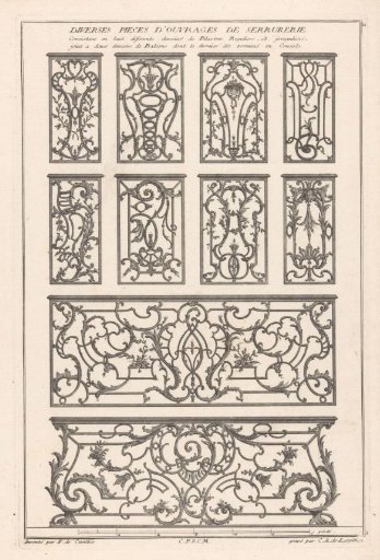 Pilasters and balcony railings