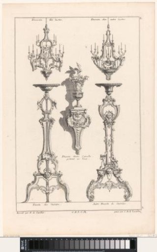 Gueridons and chandeliers