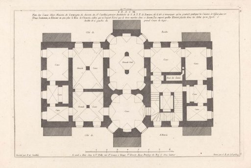 Plan of the cellar