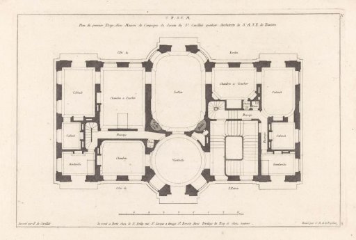 Plan of the first floor
