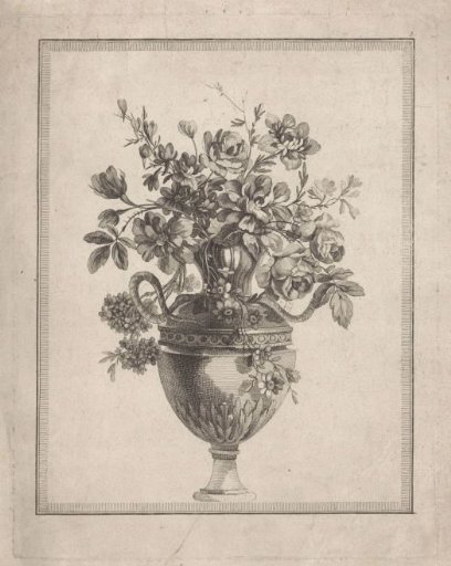 Flowers in a Vase with Snakes