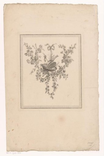 Trophy with a Basket of Birds