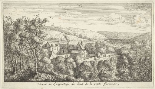 Château Longuetoise from a hill