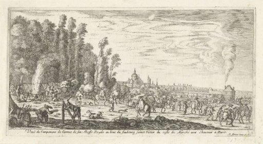 Landscape with a bivouac