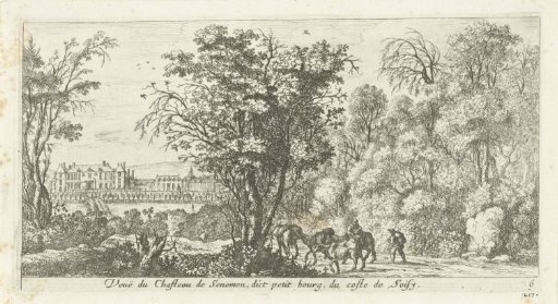 Landscape with a view of a castle
