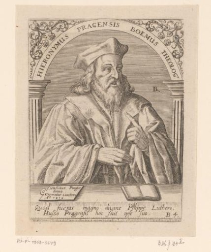 Portrait of Hieronymus of Prague