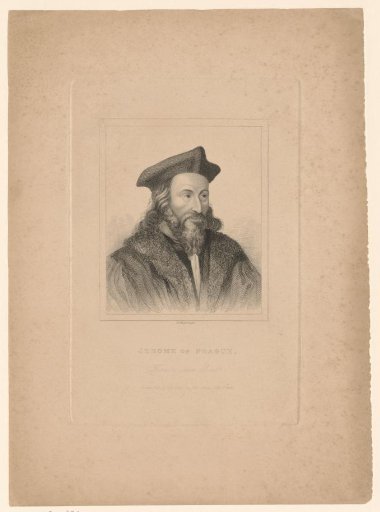 Portrait of Hieronymus of Prague