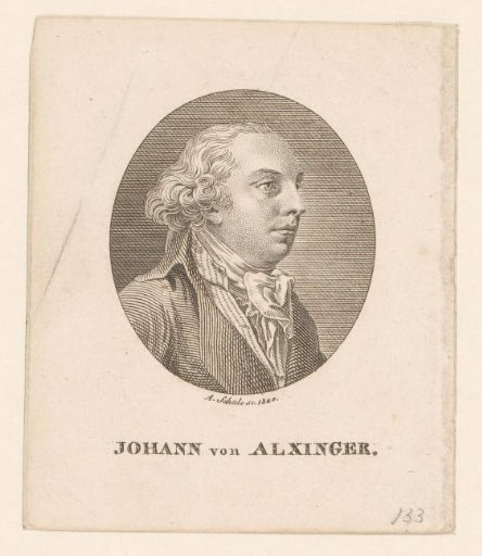 Portrait of Johann Baptist Edler von Alxinger