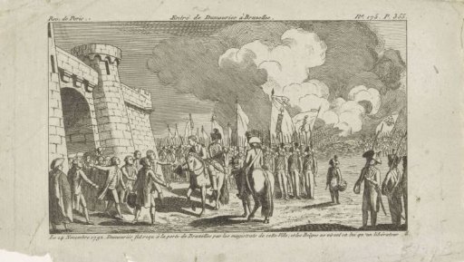 Entry of Dumouriez into Brussels, 1792