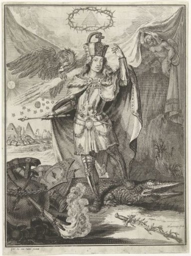 Figure in Armour with Crown and Sceptre