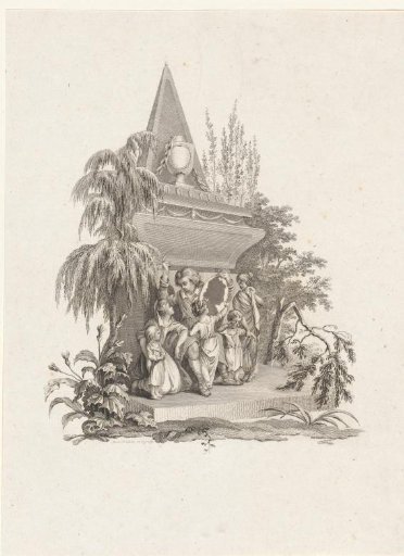 Monument to a deceased woman
