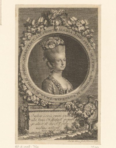 Portrait of Maria Christina of Austria