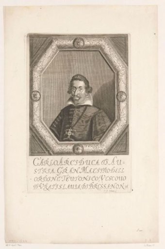 Portrait of Charles of Austria, Prince-Bishop of Breslau and Bishop of Brixen