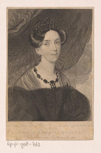 Portrait of Maria Anna Carolina