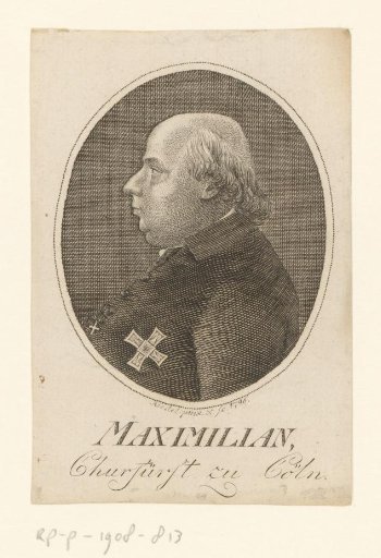 Portrait of Maximilian Francis of Austria, Bishop and Elector of Cologne