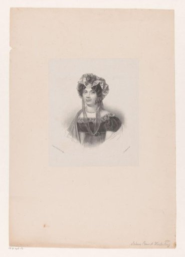 Portrait of Marg. Gerard. Caan van Hoekenburg-Van Hoogstraten