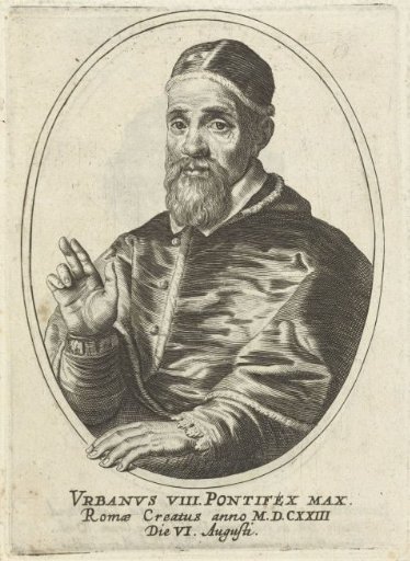 Portrait of Pope Urban VIII in oval