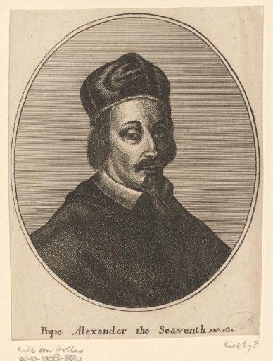 Portrait of Pope Alexander VII