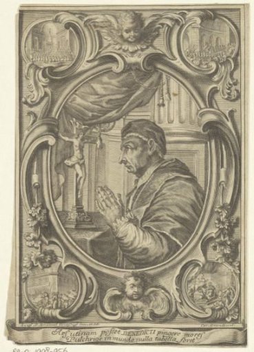 Pope Benedict XIII in prayer