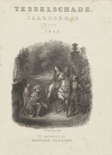 Title Page for the Yearbook Tesselschade